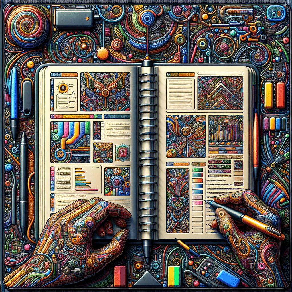 Creating digital notebooks for work