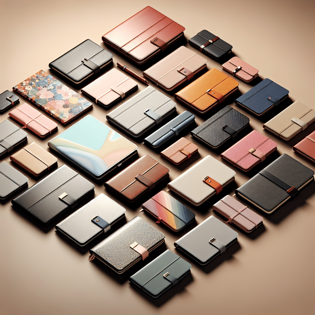 Smart notebook cases and covers