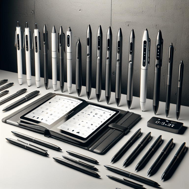 Digital pens comparison for smart notebooks