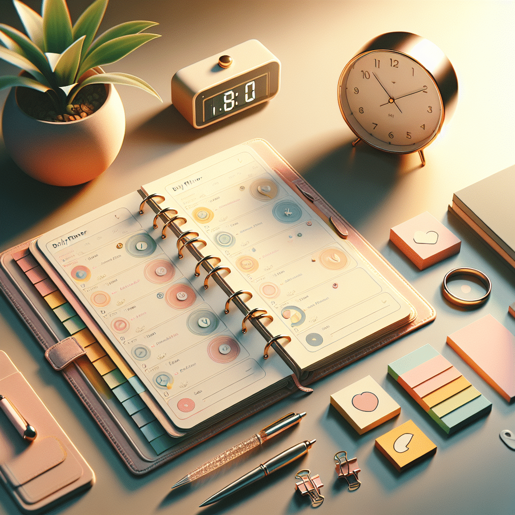 Creating daily planners digitally