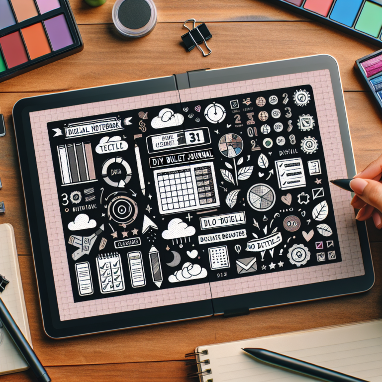 Designing a DIY Bullet Journal Using Your Digital Notebook