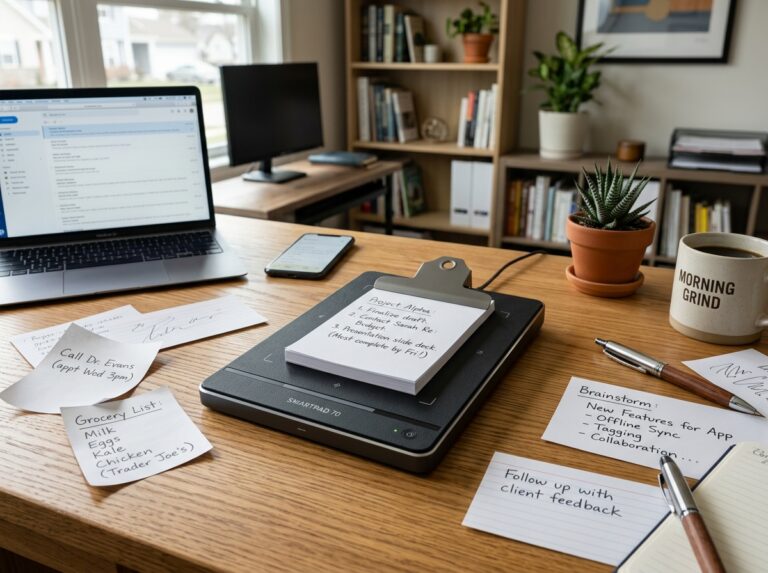 smart pad note organizer