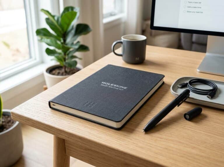 minimalist smart writing notebook