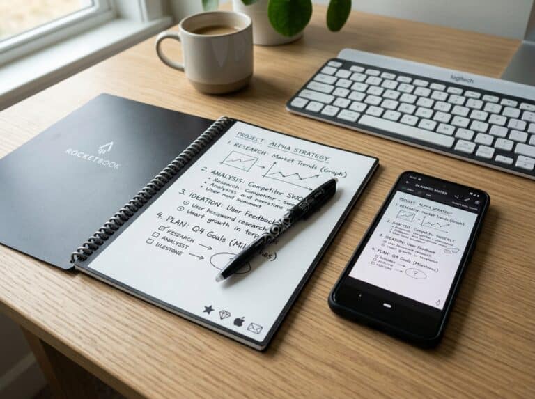 app connected erasable notepad