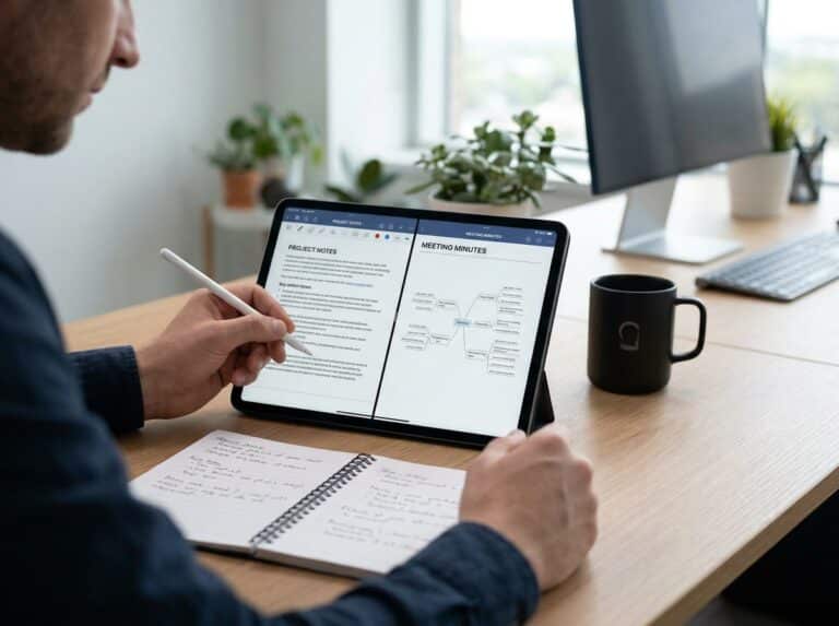 ai organized handwritten notes