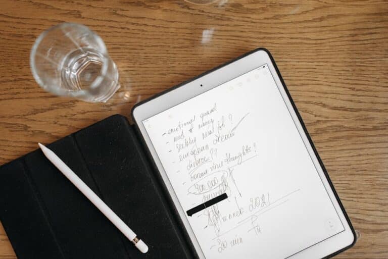 handwritten notes app sync