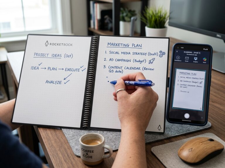 app connected erasable pages