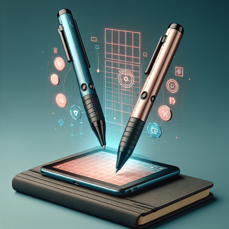 Dual-function digital pens for smart notebooks