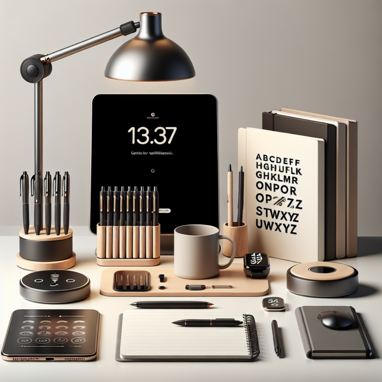 Desk accessories perfect for smart notebook enthusiasts