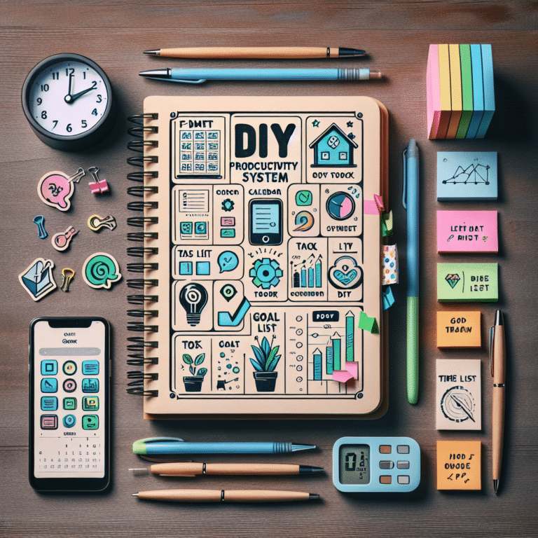 DIY productivity system with smart notebook
